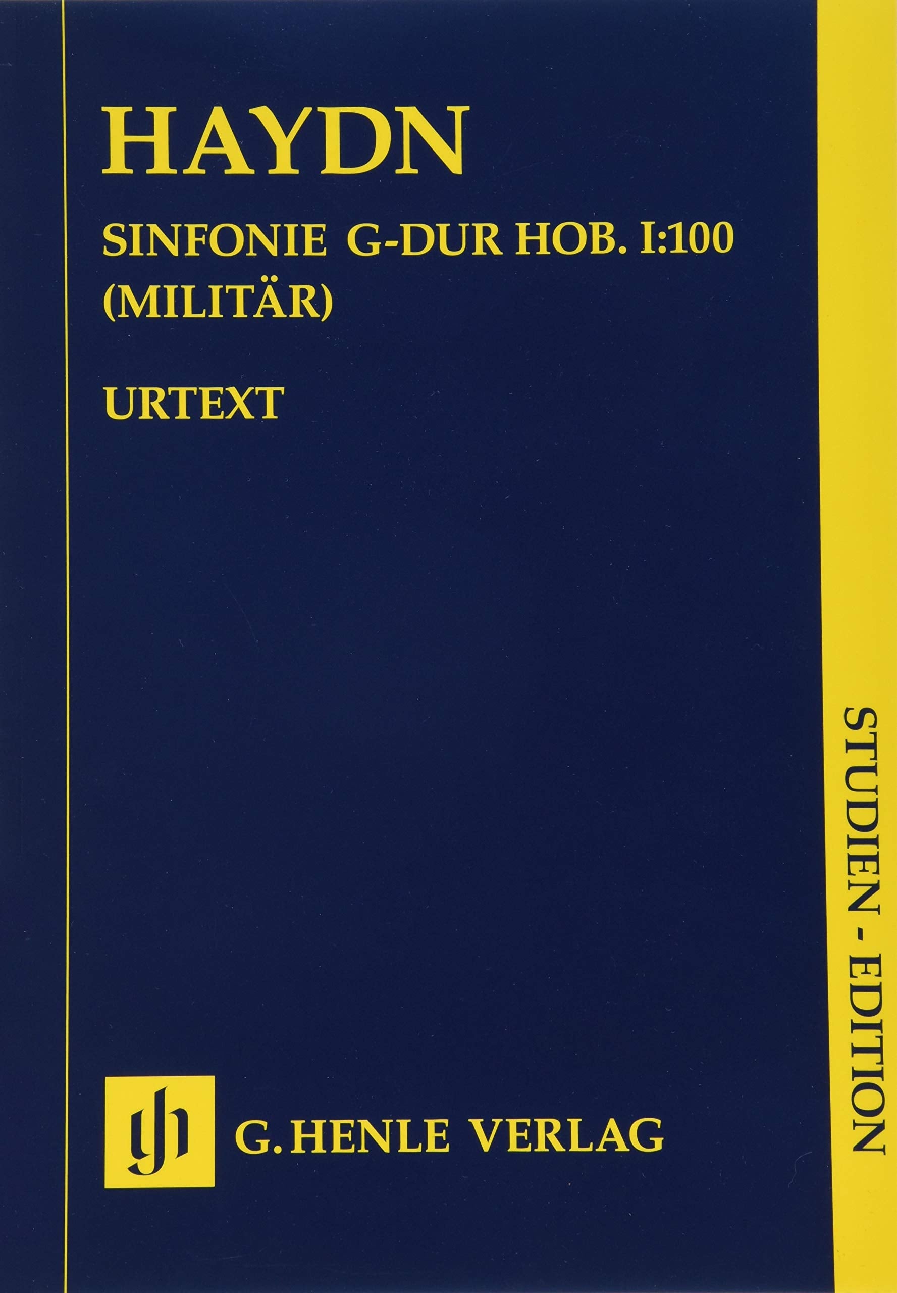 Sinfonie G-dur Hob. I:100 (Militär); Studien-Edition: Besetzung: Orchester (Studien-Editionen: Studienpartituren) Sheet Music
