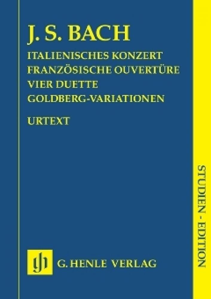 Italienisches Konzert, Französische Ouverture, Vier Duette, Goldberg-Variationen; Studien-Edition: Besetzung: Klavier zu zwei Händen (Studien-Editionen: Studienpartituren) Sheet Music