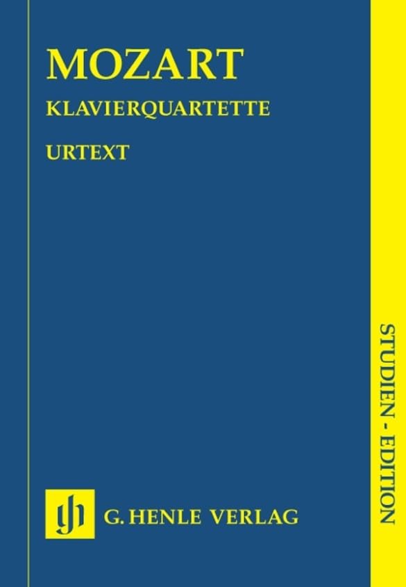 Klavierquartette. Studienedition: Besetzung: Klavierquartette (Studien-Editionen: Studienpartituren) Sheet Music