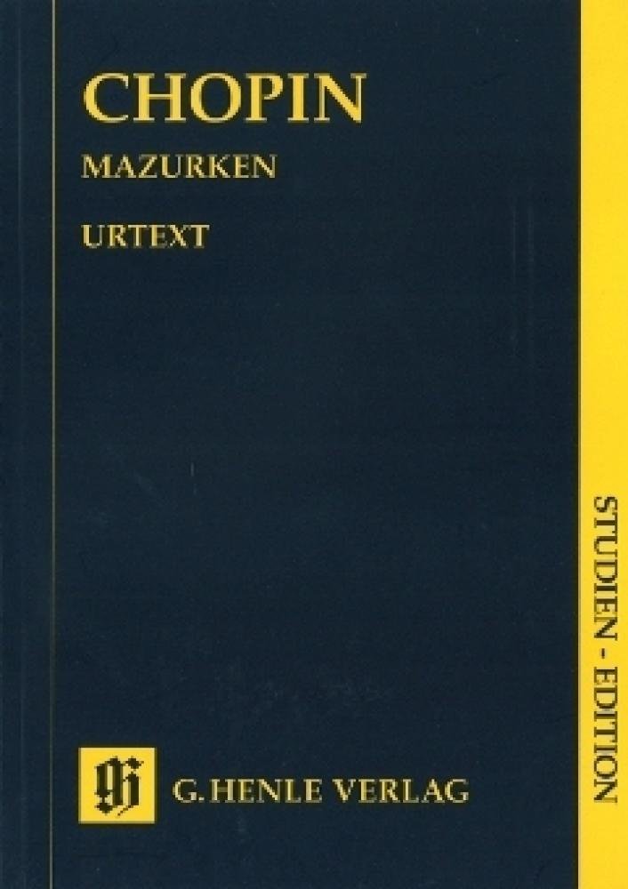 Mazurken; Studien-Edition: Besetzung: Klavier zu zwei Händen (Studien-Editionen: Studienpartituren) Sheet Music