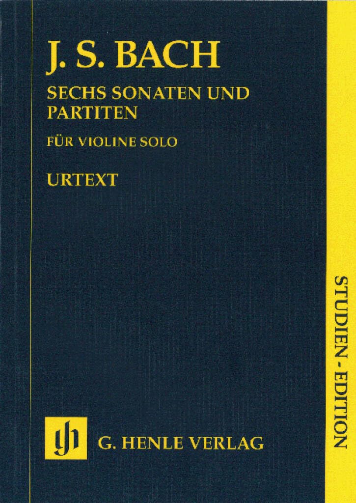 3 Sonaten + 3 Partiten Bwv 1001-1006. Violine: Besetzung: Violine solo (Studien-Editionen: Studienpartituren) Sheet Music
