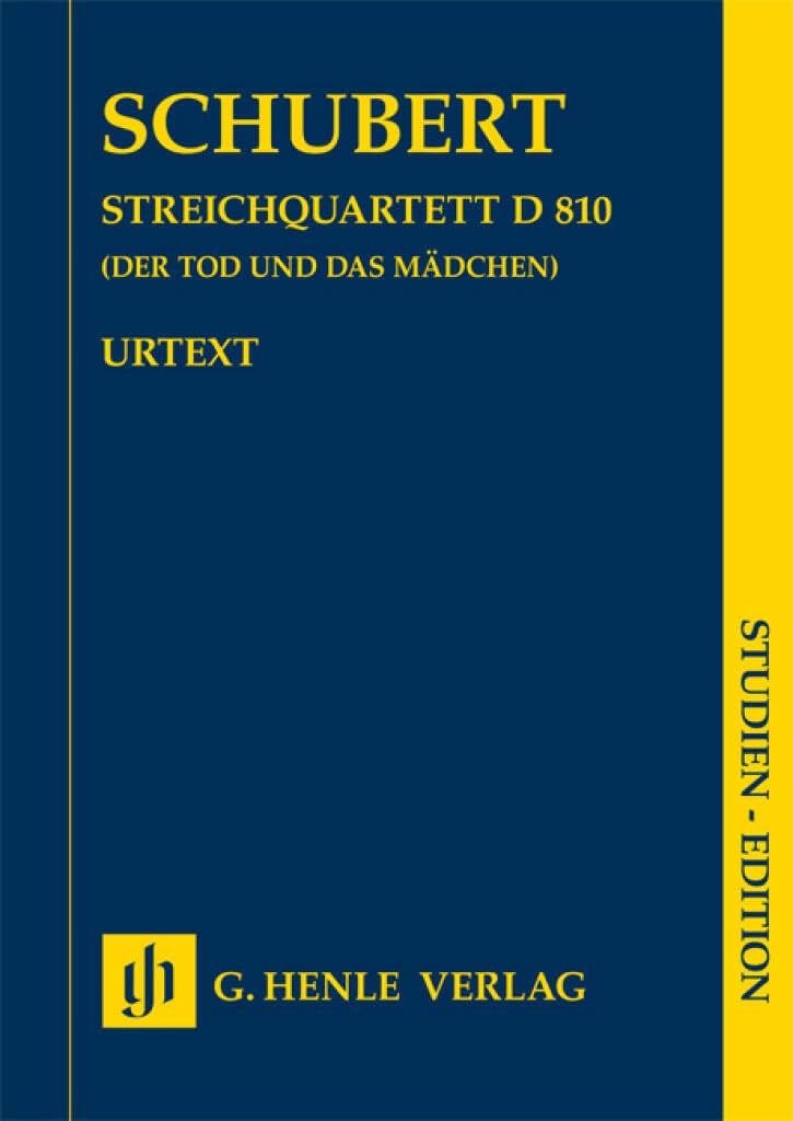 Streichquartett d-moll D 810 (Der Tod und das Mädchen); Studien-Edition: Besetzung: Streichquartette Sheet Music