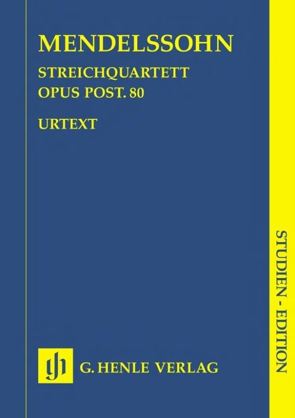 Streichquartett f-moll op. post. 80 Studien-Edition: Besetzung: Streichquartette (Studien-Editionen: Studienpartituren) Sheet Music