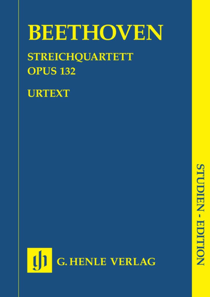 Quatuor cordes Opus 132 la mineur --- Conducteur Poche book