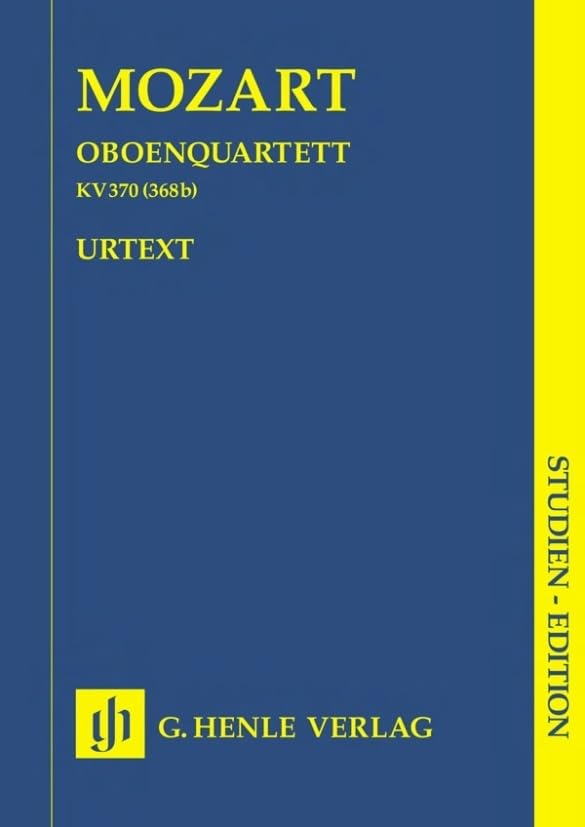 Quatuor Hautbois KV370(368b) Fa Majeur --- Conducteur Poche book