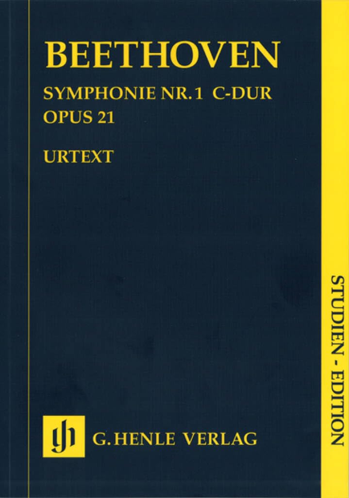 Symphonie Nr. 1 C-dur op. 21; Studien-Edition: Besetzung: Orchester (Studien-Editionen: Studienpartituren) Sheet Music