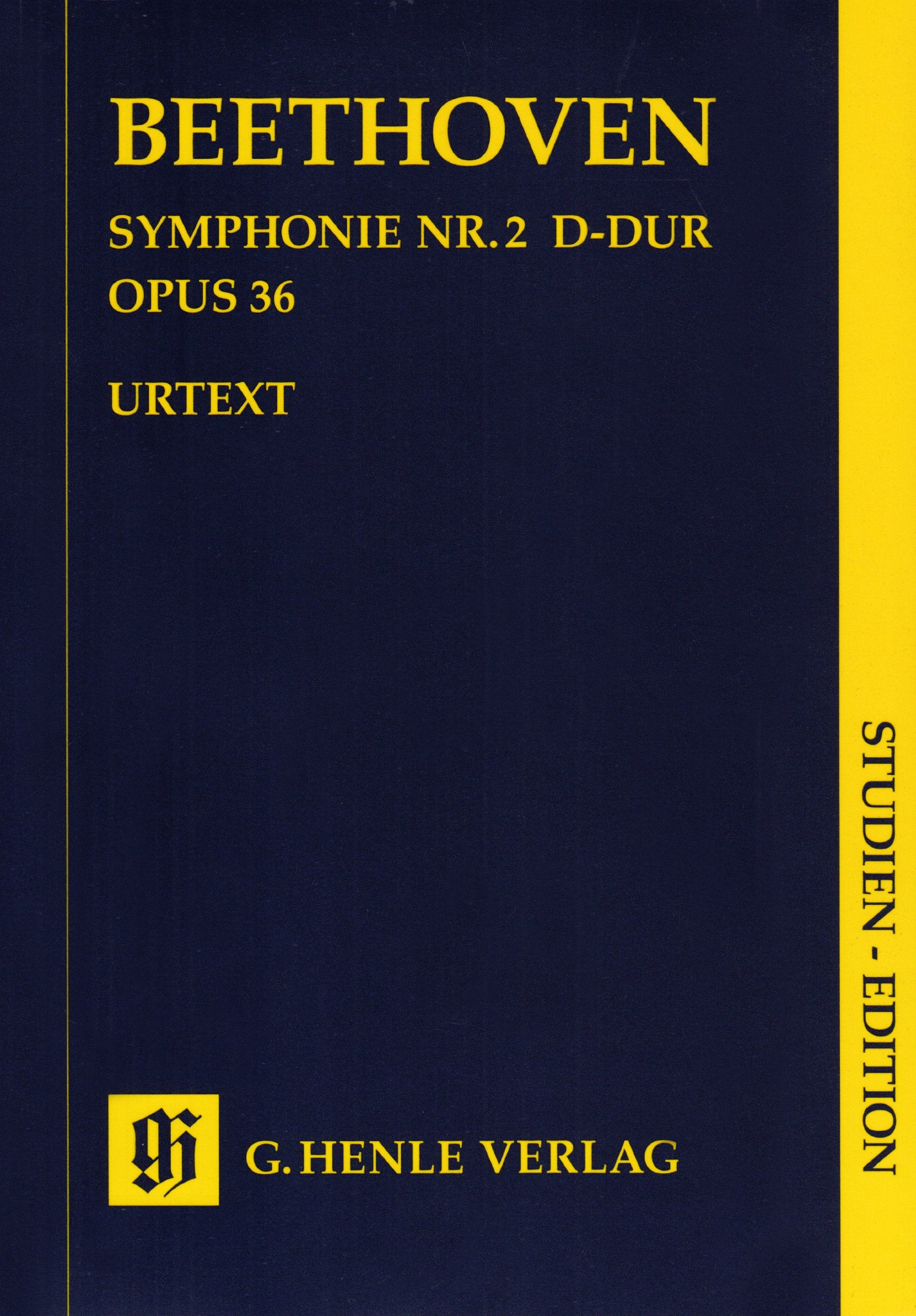 Symphonie Nr. 2 D-dur op. 36; Studien-Edition: Besetzung: Orchester (Studien-Editionen: Studienpartituren) Sheet Music