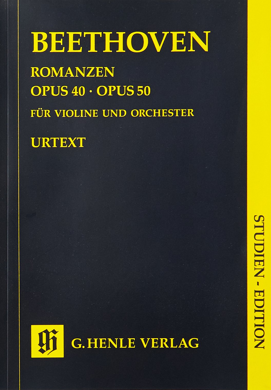 Violinromanzen G-dur op. 40 und F-dur op. 50. Violine, Orchester; Studien-Edition: Besetzung: Orchester (Studien-Editionen: Studienpartituren) Sheet Music