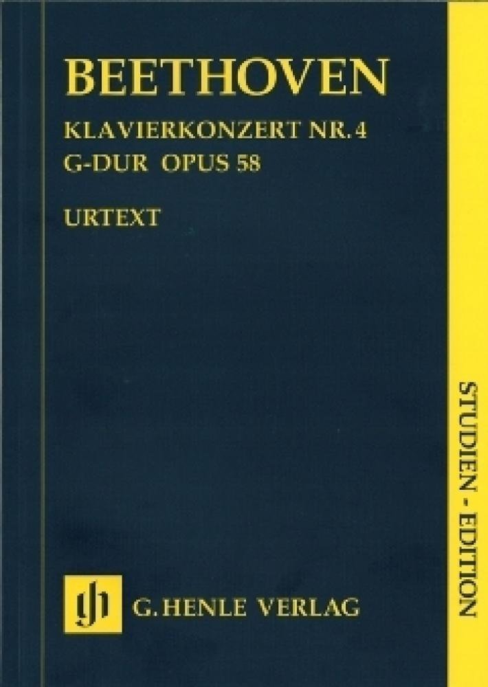 Klavierkonzert Nr. 4 G-dur op. 58. Studien-Edition: Besetzung: Orchester (Studien-Editionen: Studienpartituren) Sheet Music