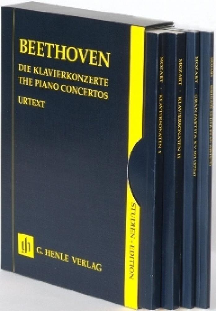 Klavierkonzerte 1 - 5: Studien-Editionen im Schuber: Besetzung: Orchester (Studien-Editionen: Studienpartituren) Sheet Music