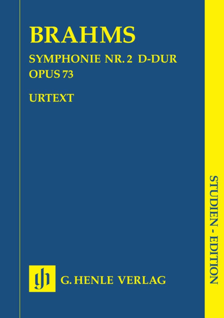 Symphonie Nr. 2 D-Dur op. 73. Studien-Edition: Besetzung: Orchester (Studien-Editionen: Studienpartituren) Sheet Music