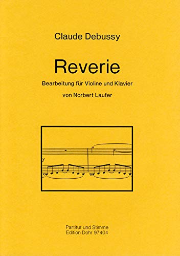 Verlag Christoph Dohr Reverie: for violin and piano Books