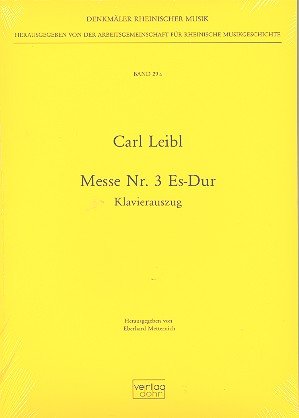 Messe Es-Dur Nr.3 : für Soli, gem Chor und Orchester Klavierauszug Music
