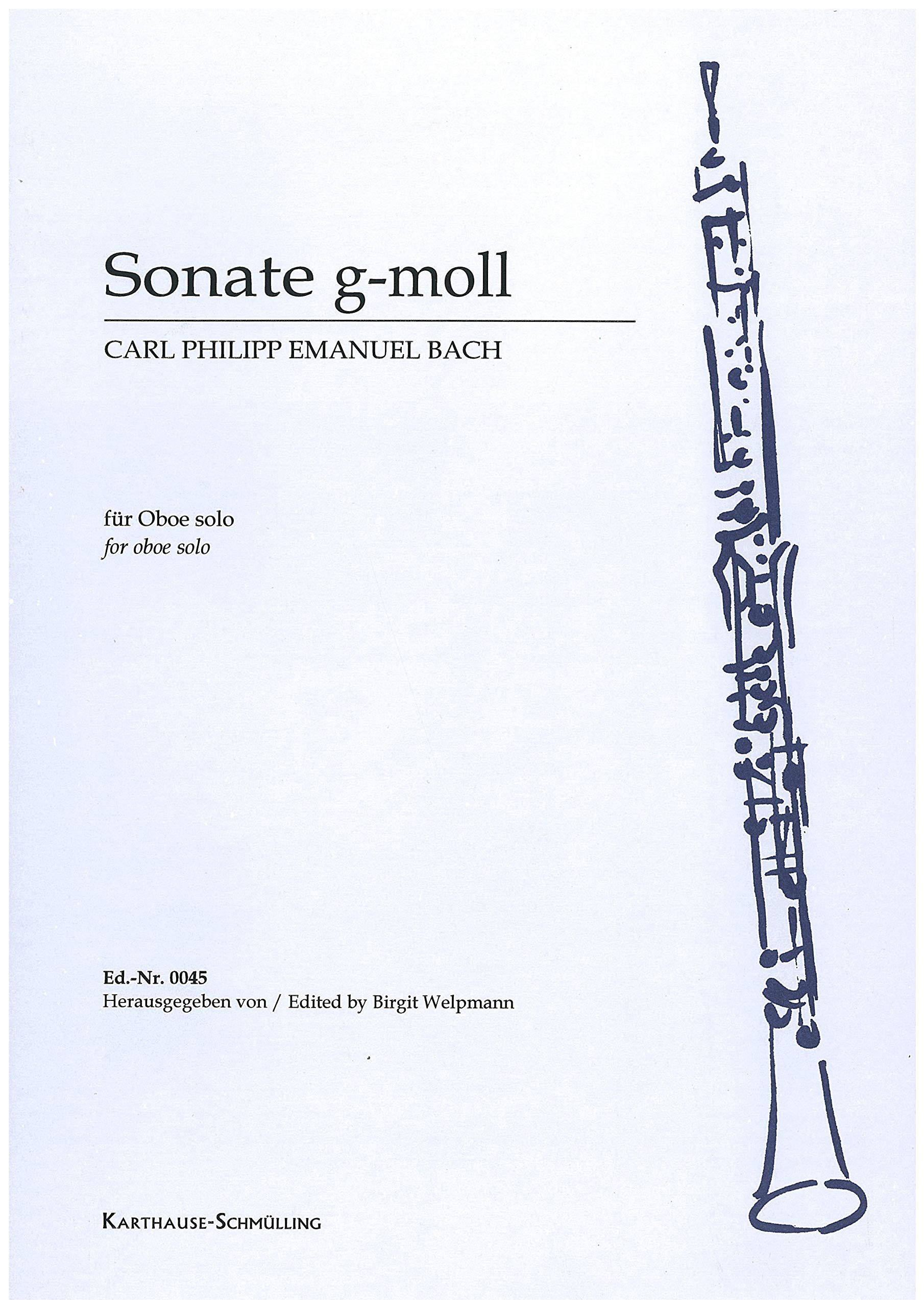 Sonate g-moll für Oboe solo Books