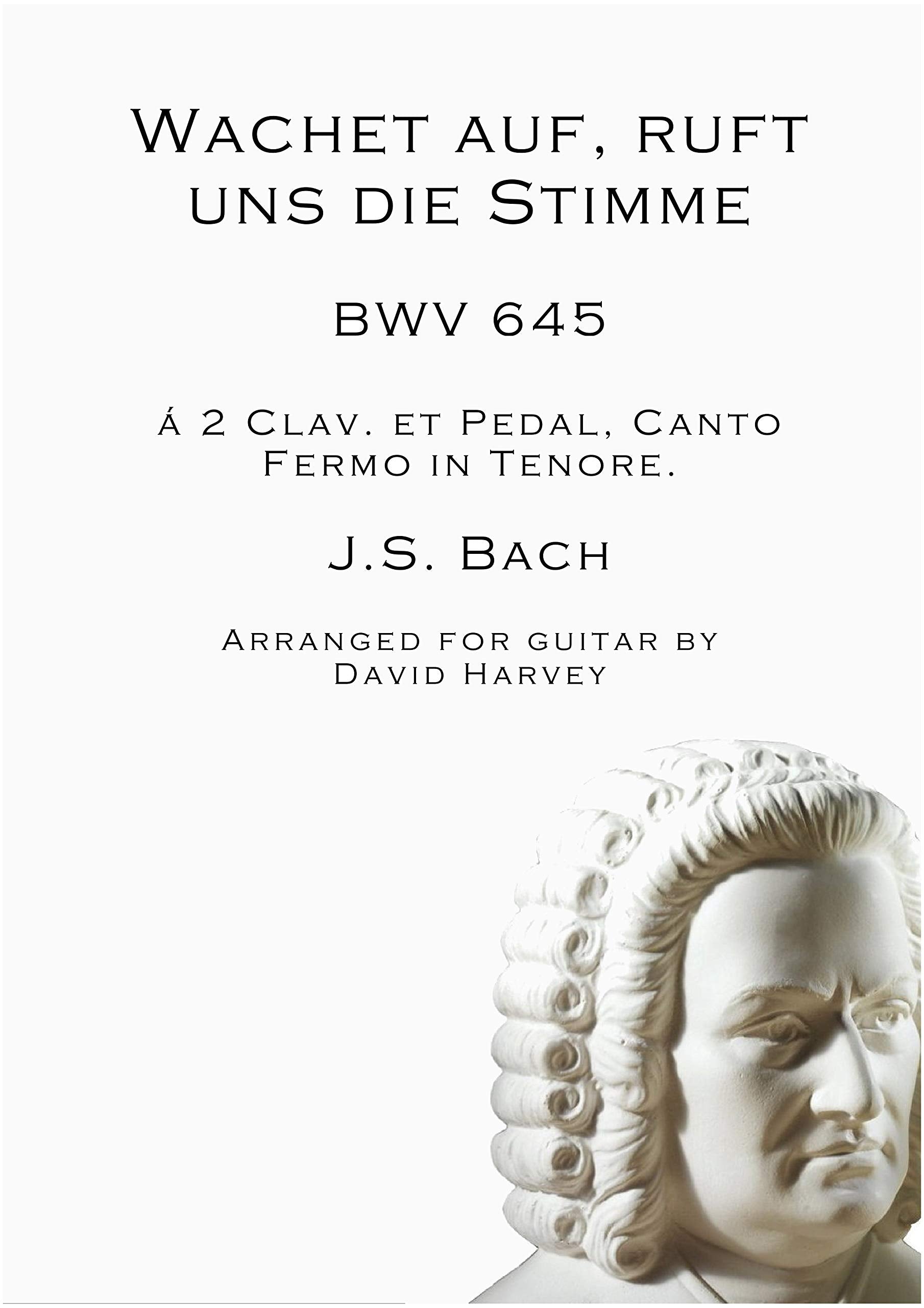 Chorale Prelude: "Wachet auf, ruft uns die Stimme". No. 6. BWV 645. piano. Sheet Music