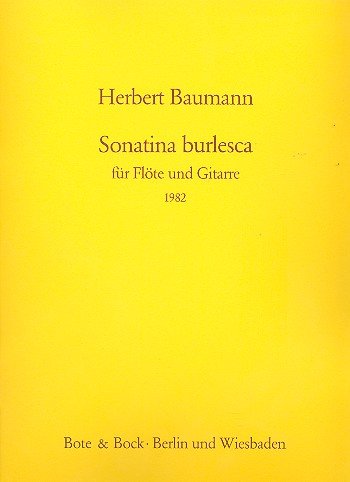 Sonatina burlesca: Flöte und Gitarre. Sheet Music
