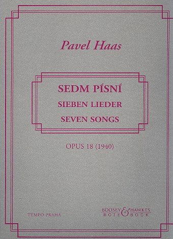 Sieben Lieder im Volkston: op. 18. hohe Singstimme und Klavier. hoch. Sheet Music