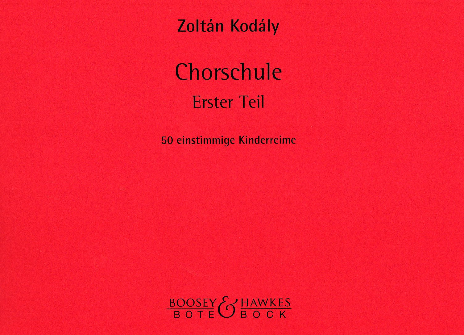 Chorschule: 50 einstimmige Kinderreime. Vol. 1. children's choir. Sheet Music