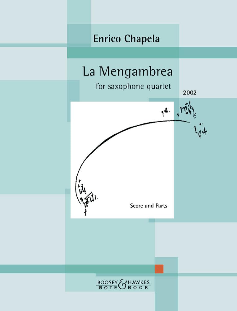 La Mengambrea: 4 Saxophone (SATBar). Partitur und Stimmen. Sheet Music