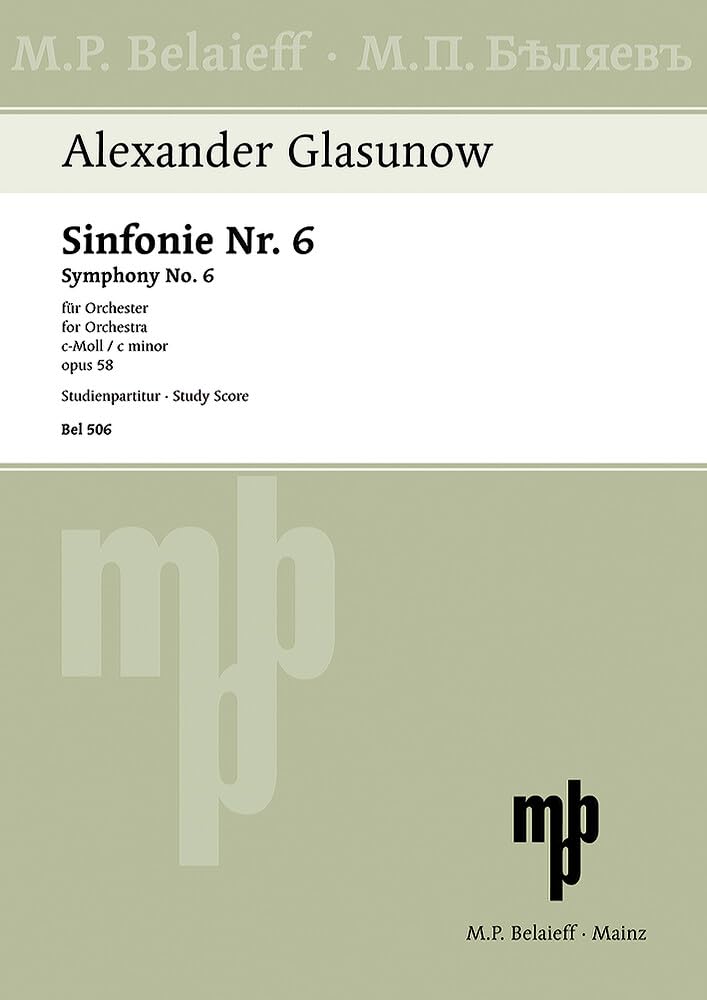 Sinfonie Nr. 6 c-Moll: op. 58. Orchester. Studienpartitur. Arts & Music