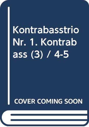Kontrabasstrio Nr. 1, 3 Kontrabässe: Schwierigkeitsgrad 4-5 Sheet Music