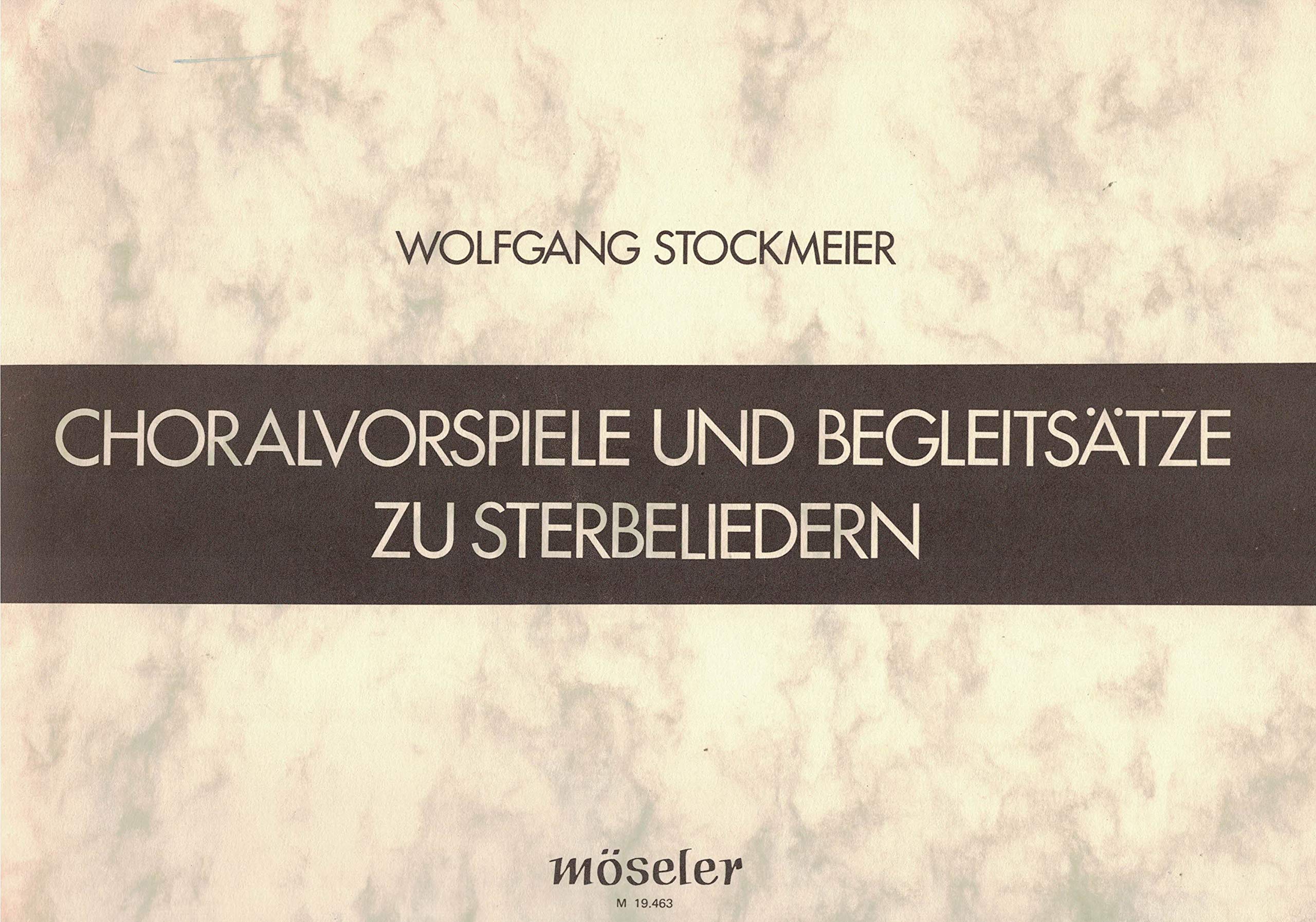 Choralvorspiele und Begleitsätze zu Sterbeliedern: Wk 239-246. Orgel. Sheet Music