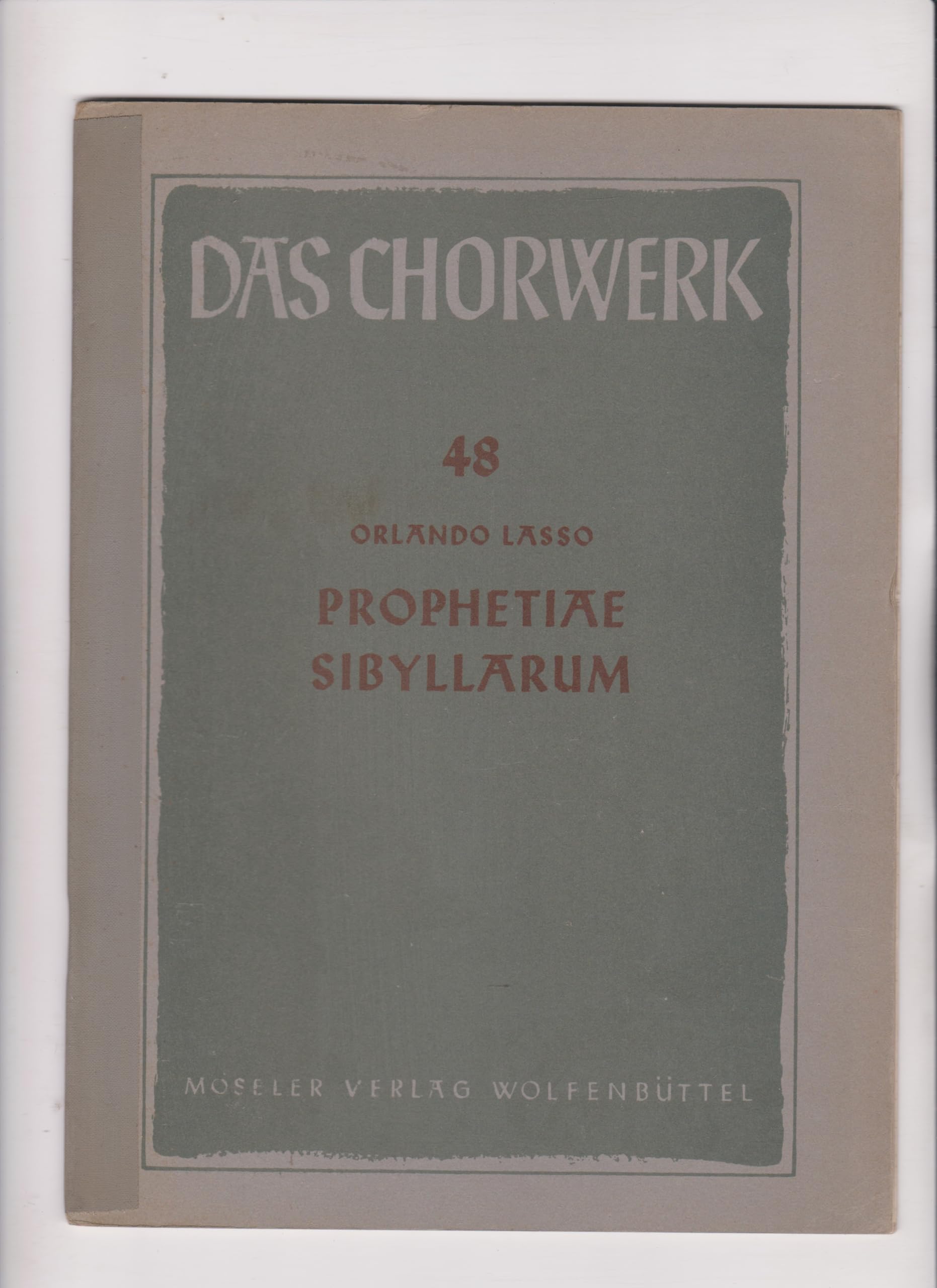 Das Chorwerk, 48: Prophetiae Sibyllarum Sheet Music
