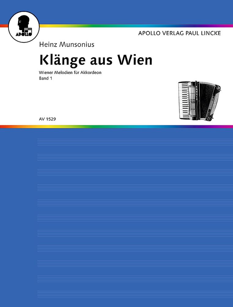 Klänge aus Wien: Wiener Melodien. Band 1. Akkordeon. Sheet Music