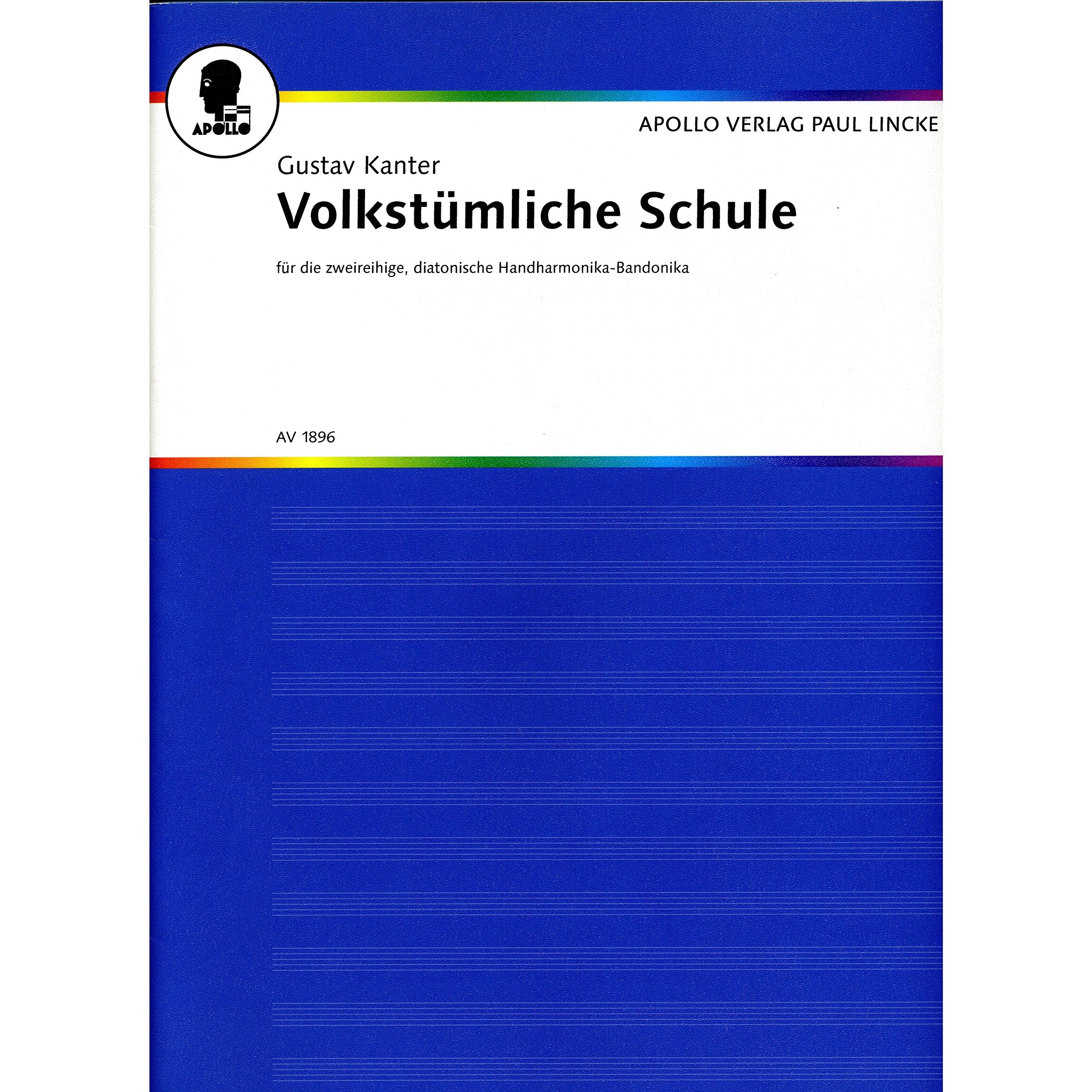 Volkstümliche Schule: zweireihige Handharmonika-Bandonika. Arts & Music