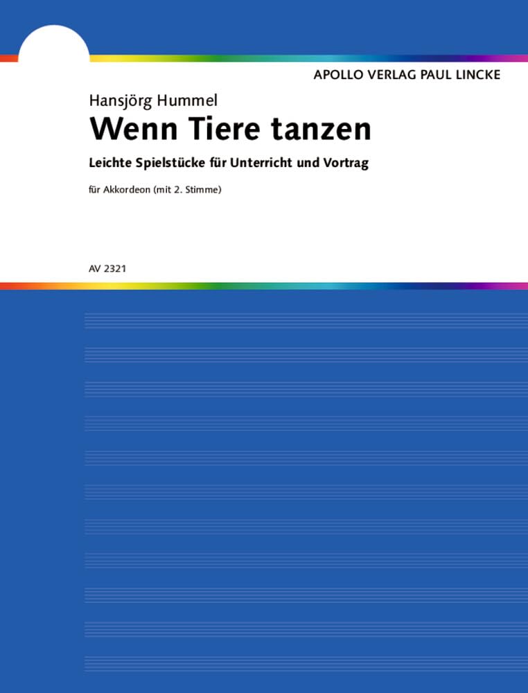 Wenn Tiere tanzen: Leichte Spielstücke für Unterricht und Vortrag. Akkordeon (mit 2. Stimme). book