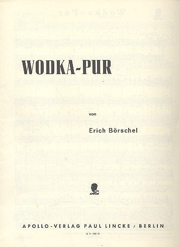 Wodka-Pur: Potpourri. Klavier. Sheet Music
