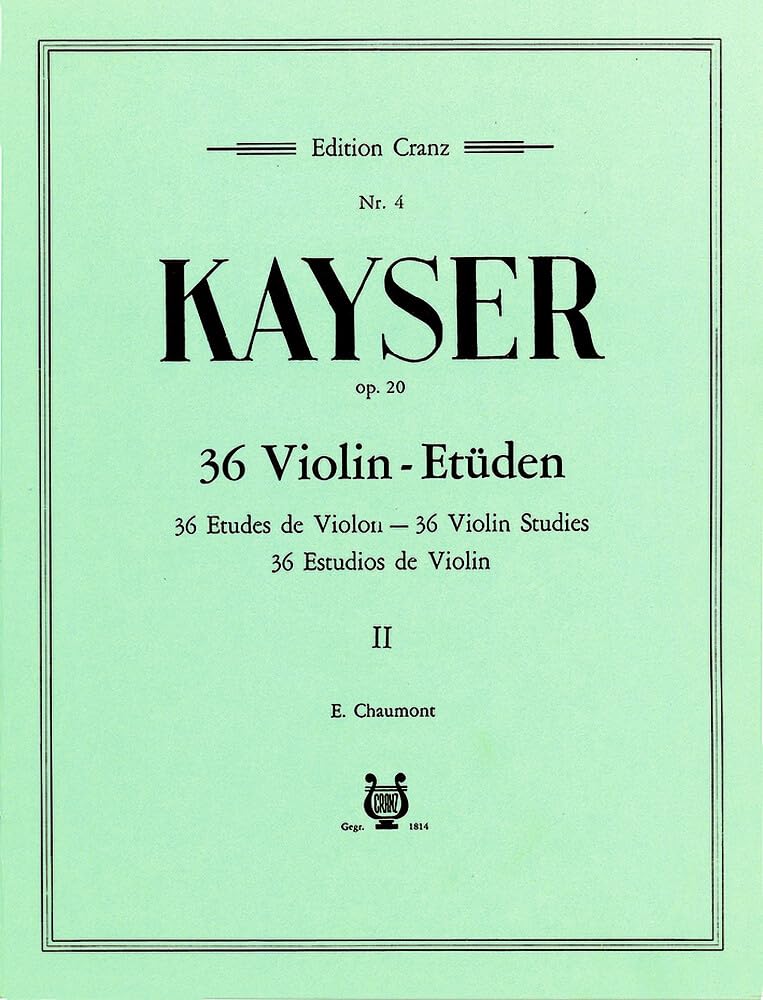 36 Etüden: Band 2. op. 20. Violine. Sheet Music
