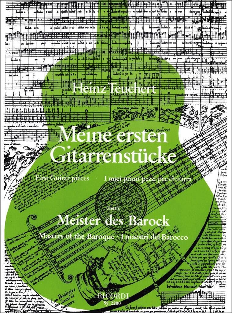 MEINE ERSTEN GITARRENSTUCKE - MEISTER DES BAROCK GUITARE Sheet Music