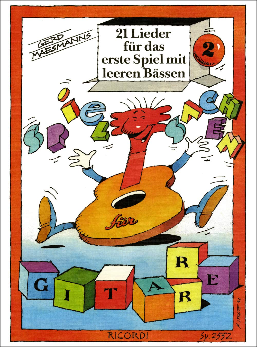 21 Lieder für das erste Spiel mit leeren Bässen (GUITARE) Sheet Music