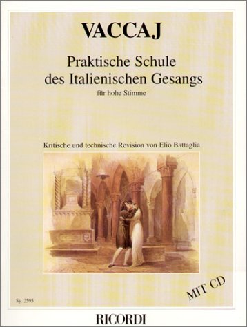 Praktische Schule des Italienischen Gesangs. Gesang Hoch mit Übungs- CD Sheet Music