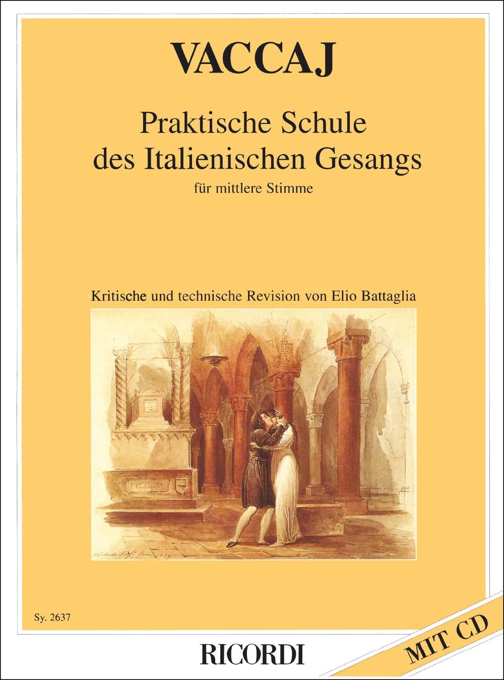 Praktische Schule des italienischen Gesangs | Liederbuch für mittlere Stimme mit CD | Klassische Gesangstechnik für Schüler und Lehrer | Stimmübungen für Sänger und Training (CHANT) Sheet Music