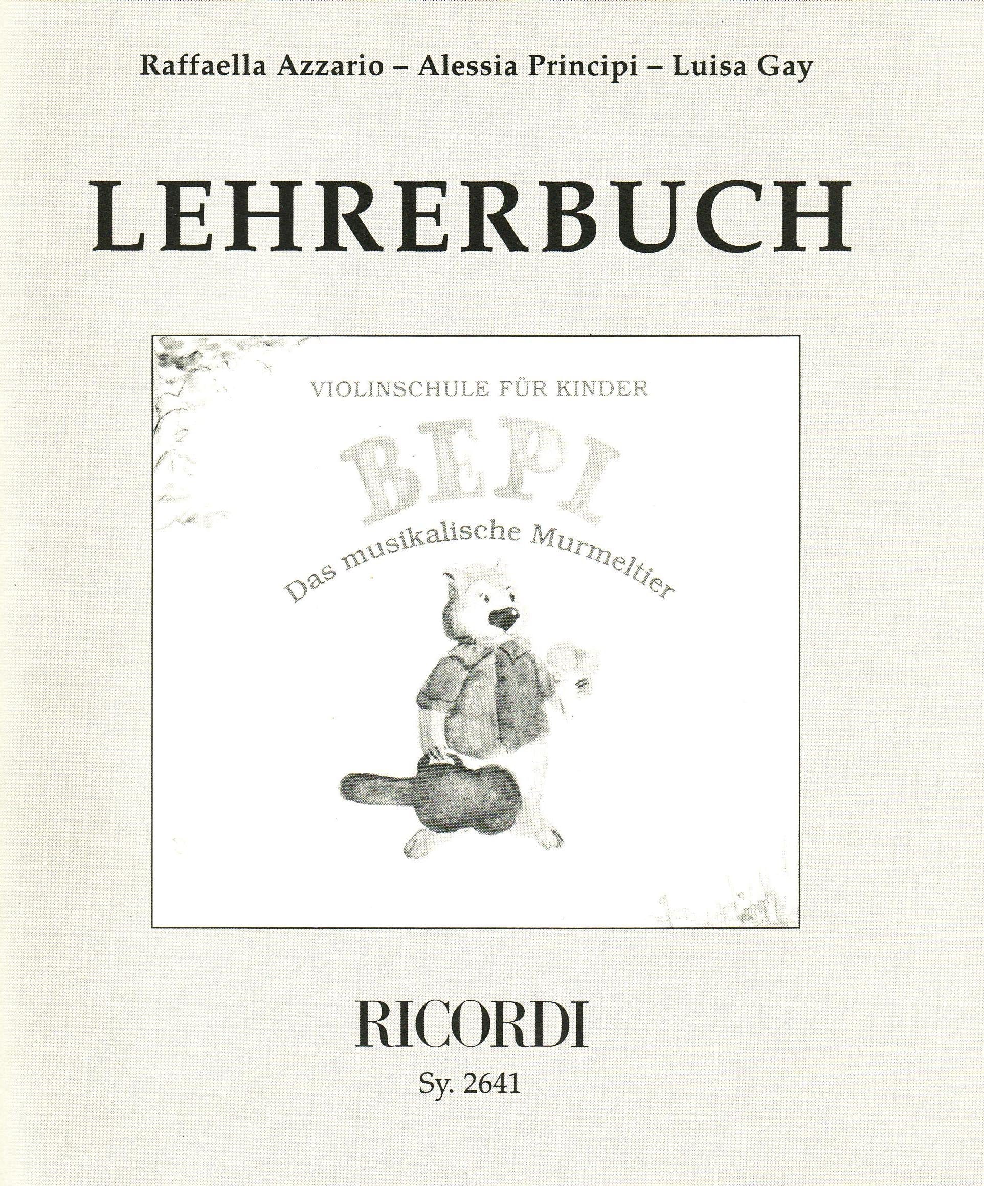 BEPI Das musikalische Murmeltier - Lehrerbuch Sheet Music