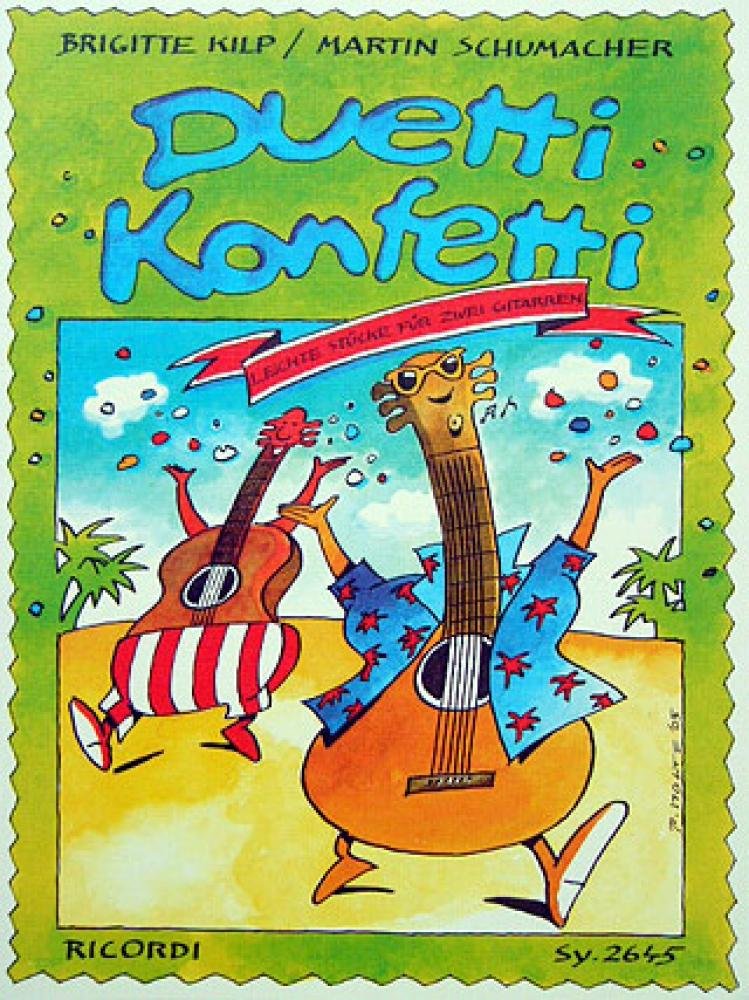 Duetti Konfetti, für 2 Gitarren: Leichte Stücke Sheet Music