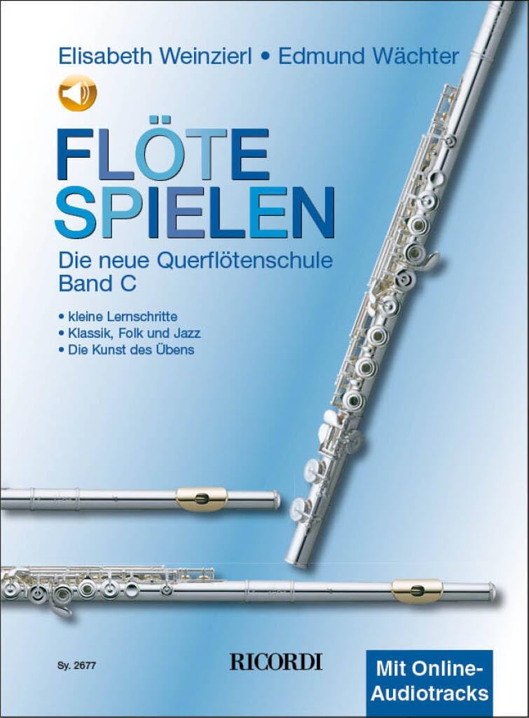 Flöte spielen – C | Flöten-Lehrbuch für Anfänger mit CD | Notenbuch für Kinder, Jugendliche und Erwachsene | Schrittweises Lernen von C1 bis D3 | ... Jazz und klassische Übungen (FLUTE TRAVERSIE) Sheet Music