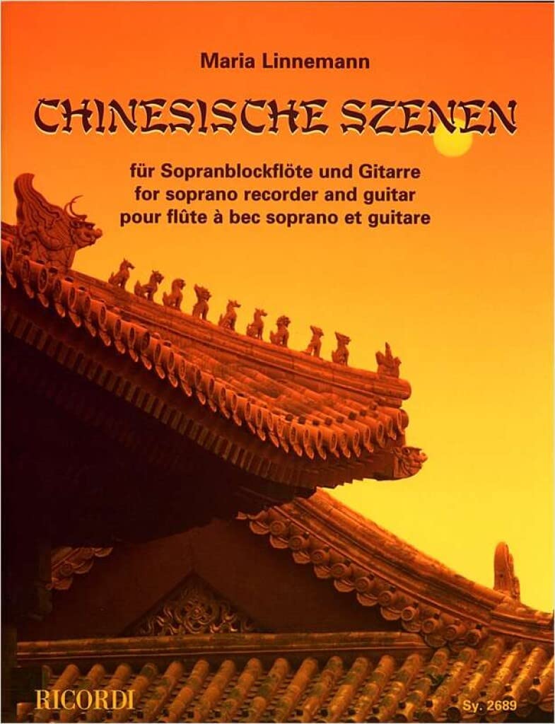 Chinesische Szenen, für Sopranblockflöte und Gitarre, Spielpartitur und Blockflötenstimme (FLUTE A BEC) Other products