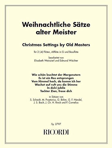 Weihnachtliche Sätze alter Meister (MUSIQUE D'ENSEM) Sheet Music