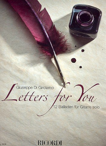 Letters for you . Gitarre Solo. book