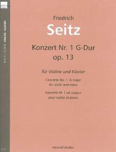 Roland F. Seitz-Concert 01 G Op.13 book
