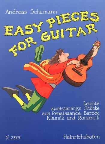 Easy Pieces for Guitar: Leichte zweistimmige Stücke aus Sheet Music