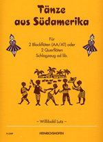 Tänze aus Südamerika: für 2 Blockflöten (AA/ATt) und Books