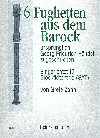 6 Fughetten aus dem Barock : für Books