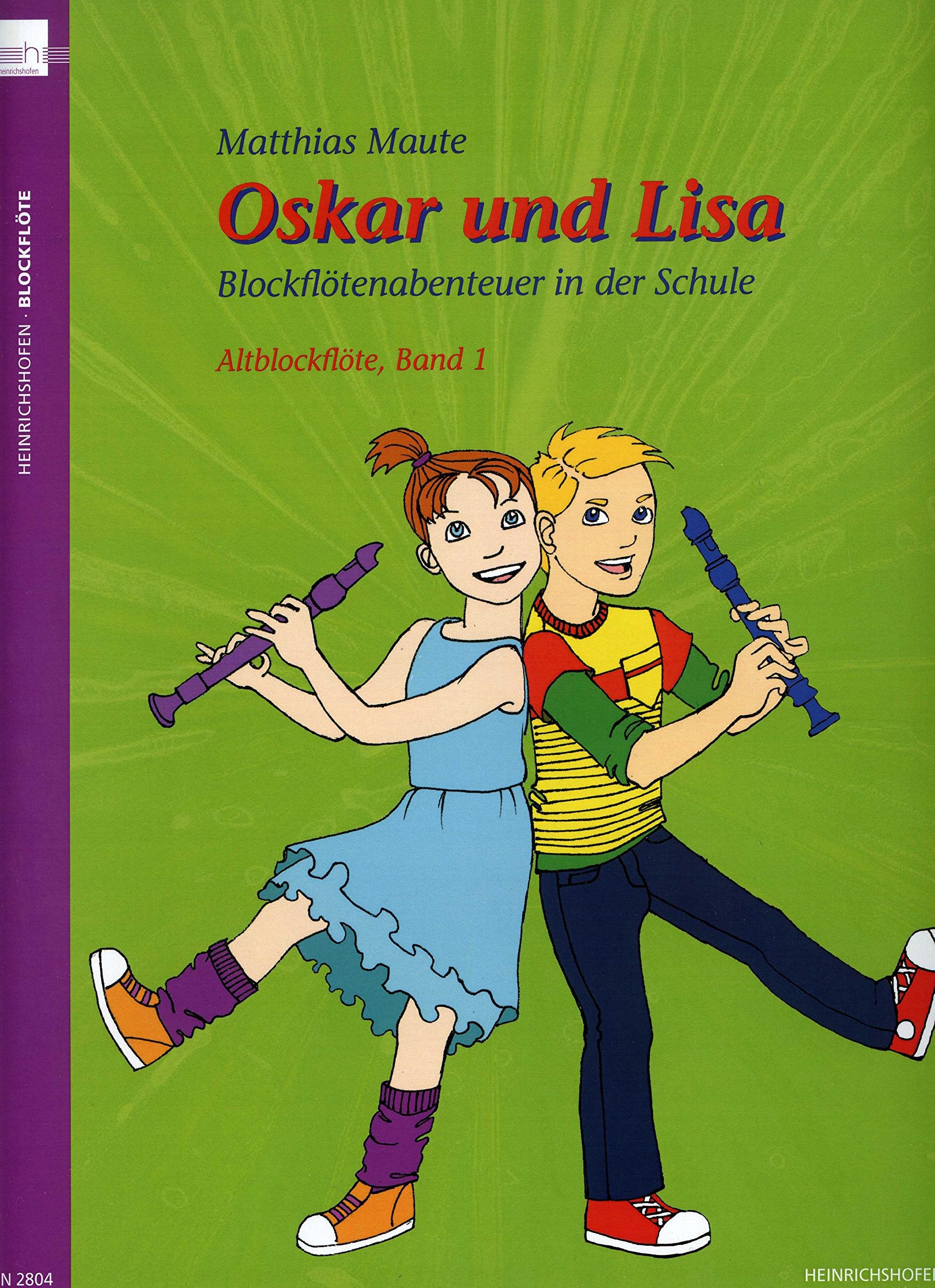 Oskar und Lisa. Blockflötenabenteuer in der Schule, Altblockflötenstimme.Bd.1 Books