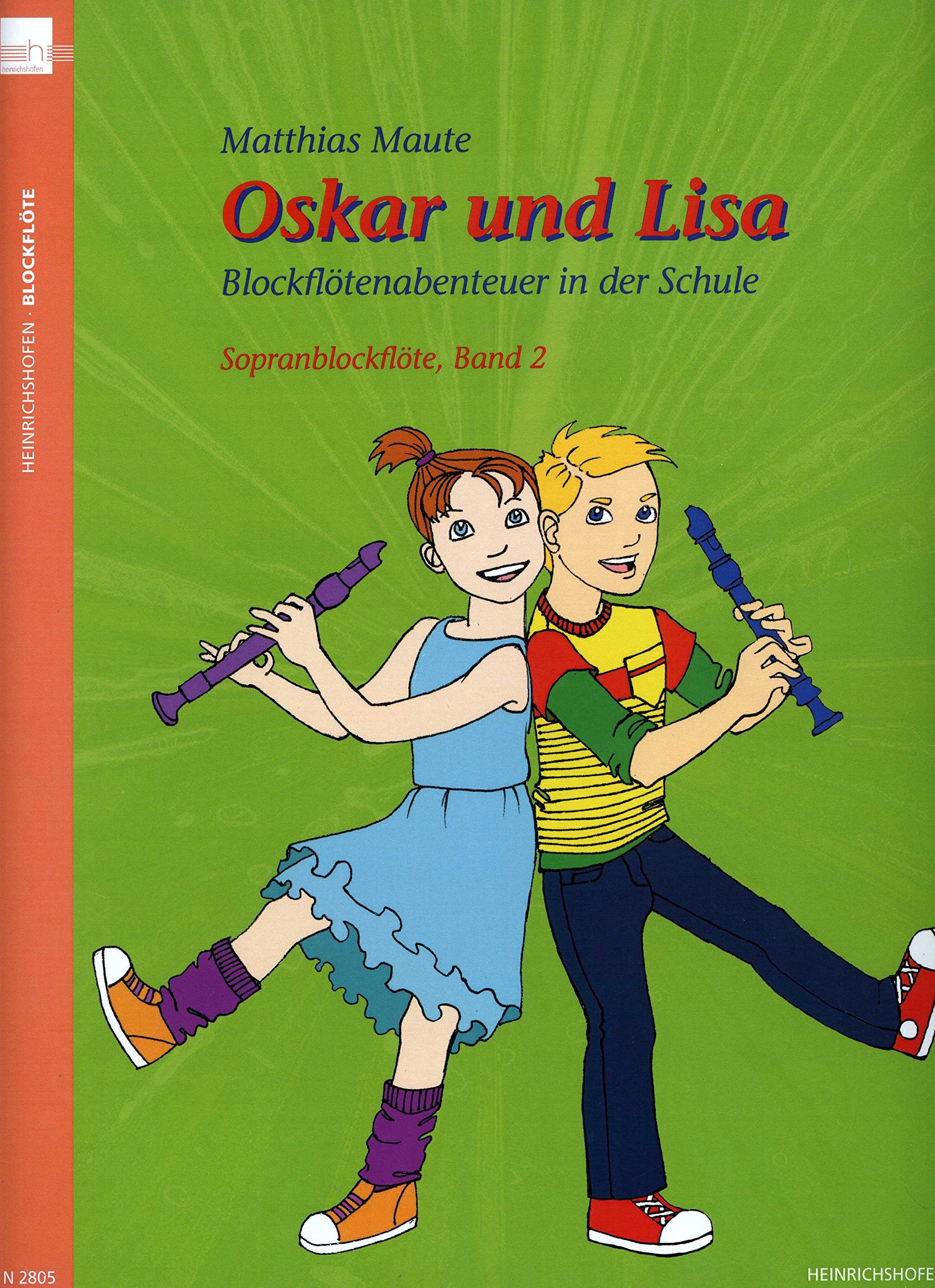 Oskar und Lisa. Blockflötenabenteuer in der Schule, Sopranblockflötenstimme. Bd.2 cd