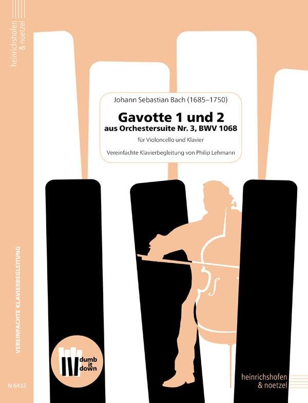 Gavotte 1 + 2 aus der Orchestersuie Nr. 3 BWV  1068 Sheet Music