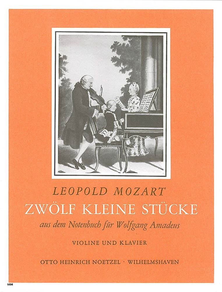 12 kleine Stücke aus dem Notenbuch für Violine und Klavier Sheet Music